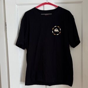 Bundle 2 Listings for $20😀Quicksilver Black Tee with Circular Logo